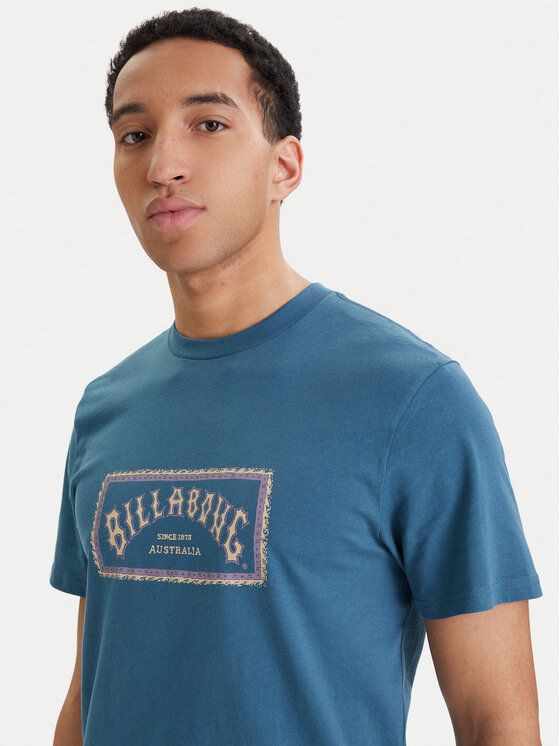 Billabong Billabong T-Shirt Arch Frame EBYZT00341 Niebieski Regular Fit