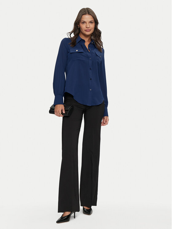 Rinascimento Rinascimento Hemd CFC0120377003 Dunkelblau Regular Fit