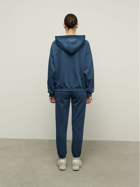 La Mania La Mania Felpa KEEP Blu Classic Fit