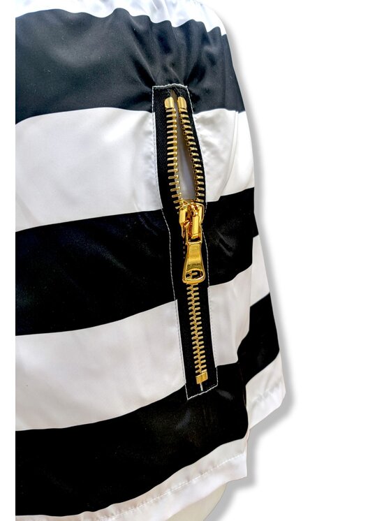 MOSCHINO Underwear & Swim MOSCHINO Underwear & Swim Costume da bagno Costume - Moschino - Uomo - Righe Nero Regular Fit