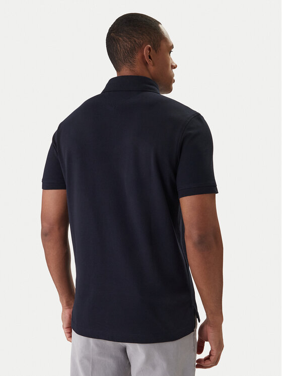 Tommy Hilfiger Tommy Hilfiger Тениска с яка и копчета 1985 MW0MW17770 Тъмносин Regular Fit