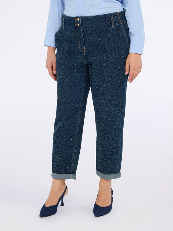 Fiorella Rubino Fiorella Rubino Jeansy P431T005049N034 Niebieski Regular Fit
