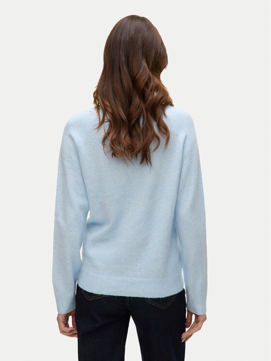 Vero Moda Vero Moda Sweter Doffy 10201022 Błękitny Regular Fit