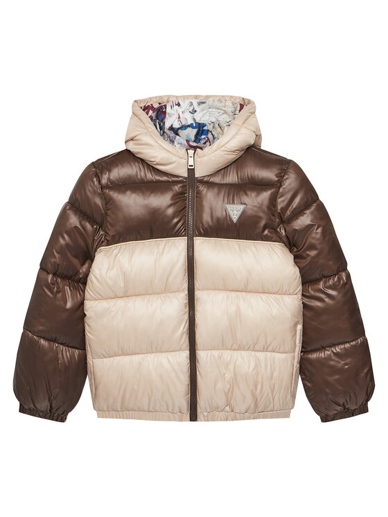 Guess Guess Žieminė striukė L5YL00 WEGY0 Smėlio Regular Fit