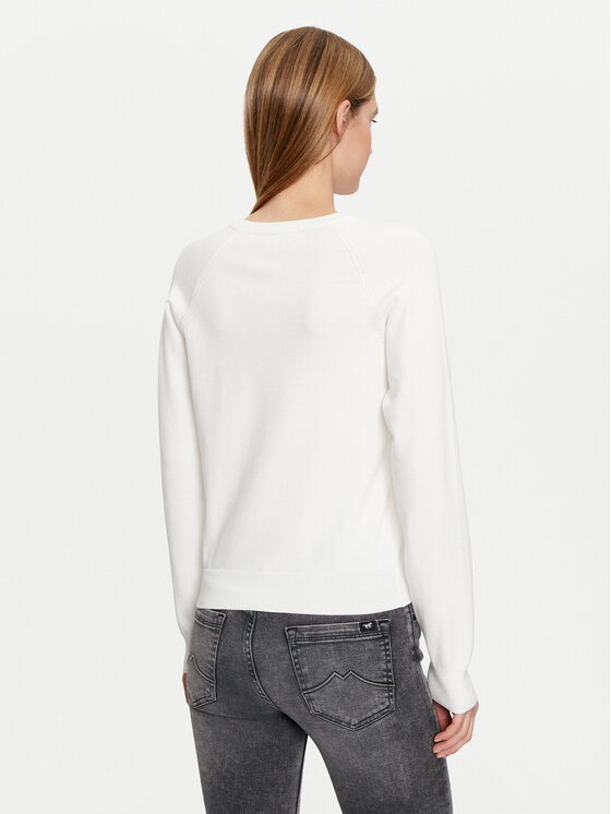 Liu Jo Sport Liu Jo Sport Sweter TF4286 MS63L Biały Regular Fit