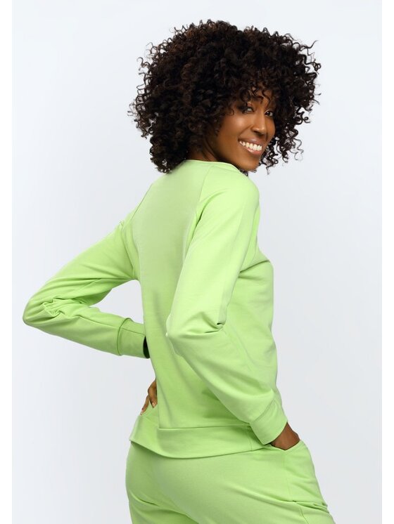 DKaren Sport DKaren Sport Bluza Wenezja Zielony Slim Fit