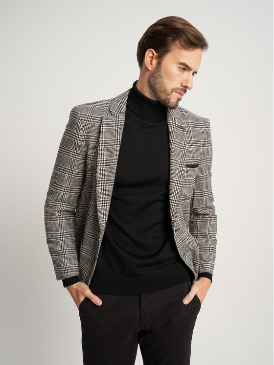 Willsoor Willsoor Sweter 71890 Czarny Regular Fit