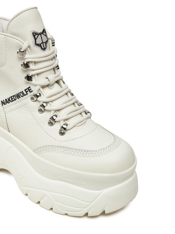 Naked Wolfe Ghete Spike Alb | Modivo.ro