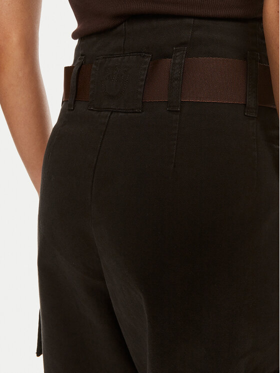 PINKO Pinko Spodnie cargo Ronfare 101840 A21C Czarny Regular Fit