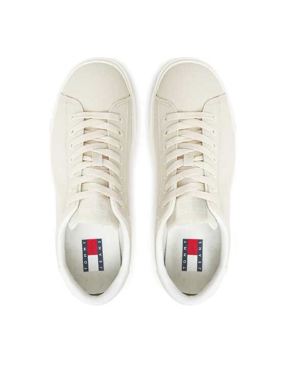Tommy Jeans Tommy Jeans Sneakersy Tjw Flatform Sneaker EN0EN02819 Beżowy