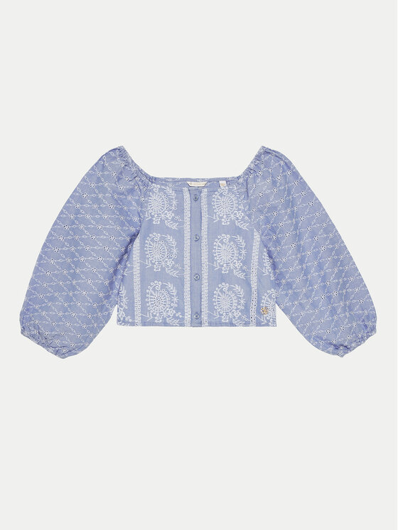 Guess Guess Halenka J5GH08WH7K0 Modrá Regular Fit