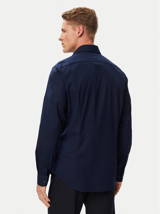 Tommy Hilfiger Tommy Hilfiger Camicia MW0MW43749 Blu scuro Slim Fit