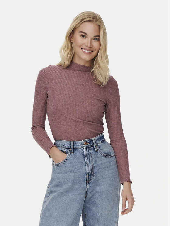 ONLY ONLY Bluză Emma 15180040 Roz Slim Fit