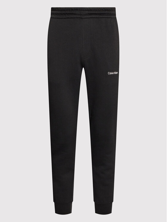 Calvin Klein Calvin Klein Jogginghose Micro Logo K10K109940 Schwarz Relaxed Fit