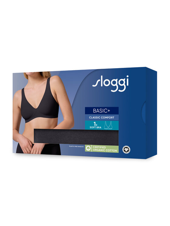 Sloggi Sloggi Σουτιέν χωρίς μπανέλα Basic 10222327 Μαύρο