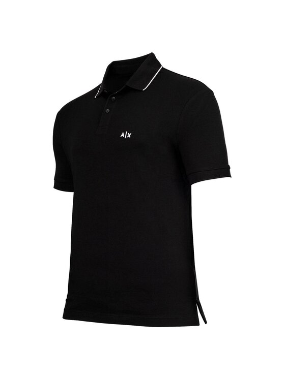 Armani Exchange Armani Exchange Поло 30616 Чорний Comfort Fit