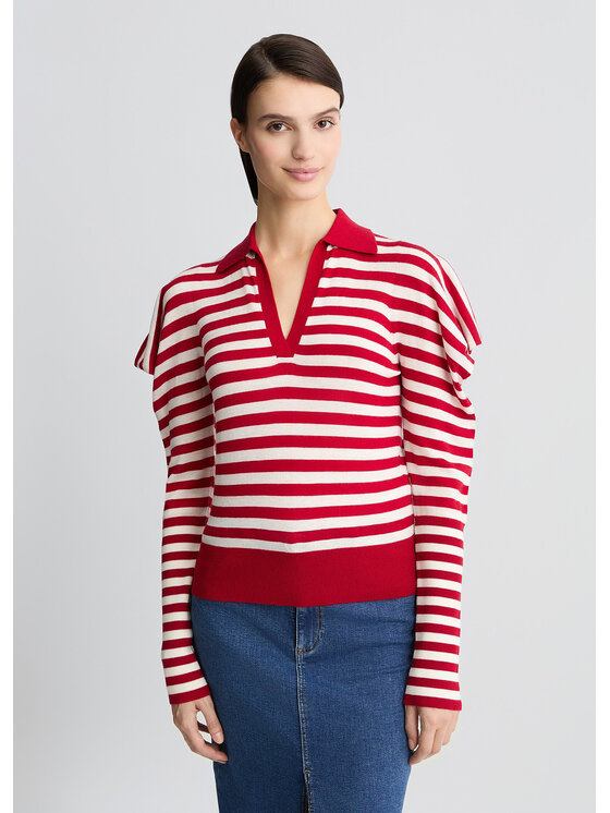 Liu Jo Liu Jo Sweter CA5102MA63OC3646 Czerwony Regular Fit
