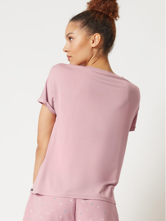 Skiny Skiny T-Shirt 80774 Różowy Comfortable Fit