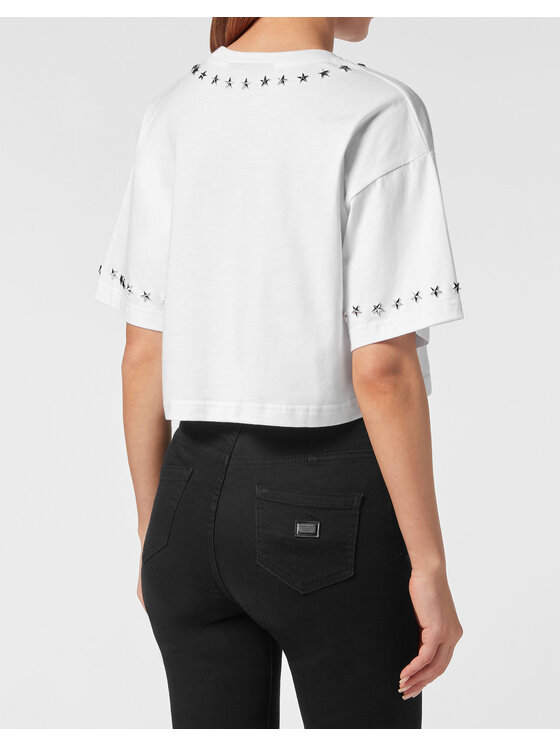 PHILIPP PLEIN PHILIPP PLEIN Tričko 9743 Biela Regular Fit