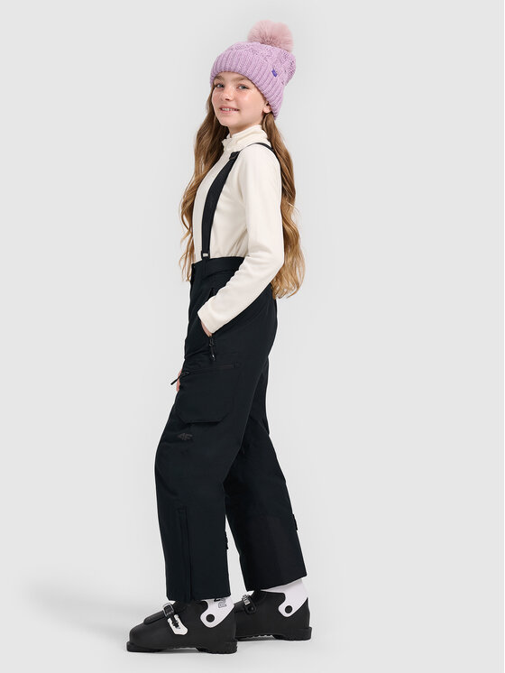 4F 4F Spodnie narciarskie SKI CLASSIC Czarny Regular Fit