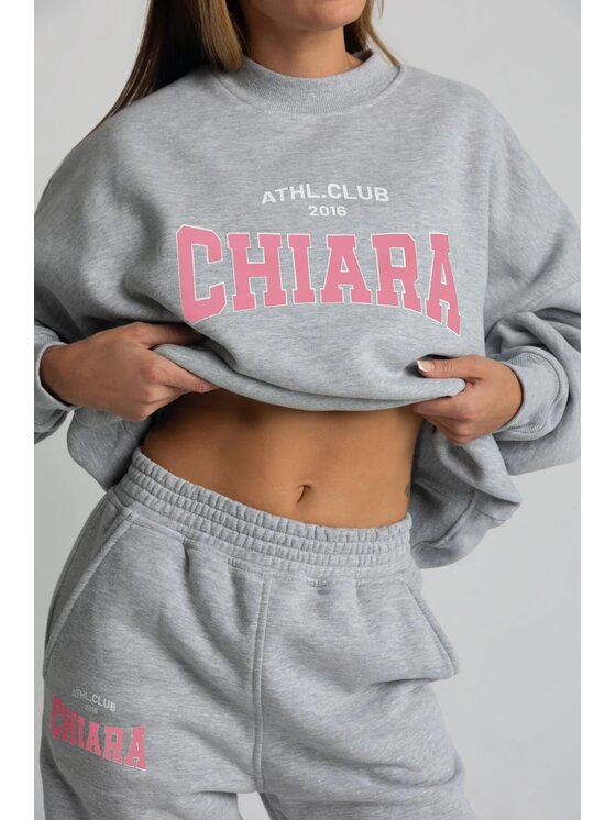 Chiara Wear Chiara Wear Bluza Bluza oversize CHIARA WEAR Szary Oversize