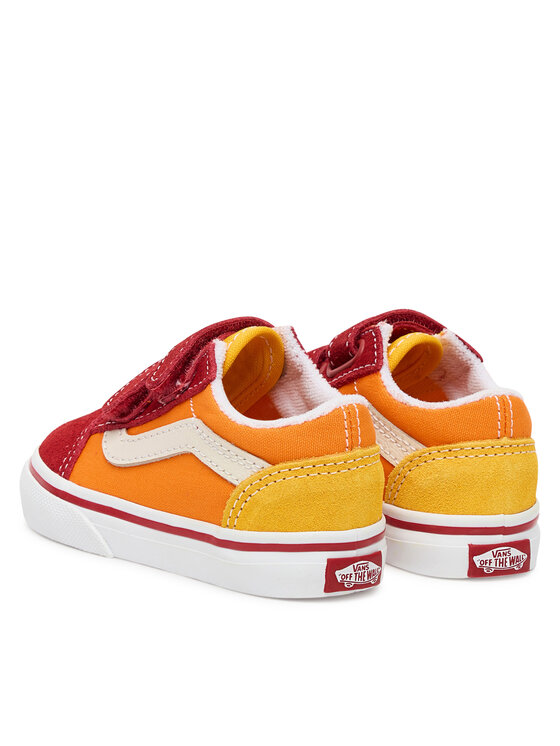 Vans Vans Tenisówki Old Skool V Retro VN000CTG4481 Pomarańczowy