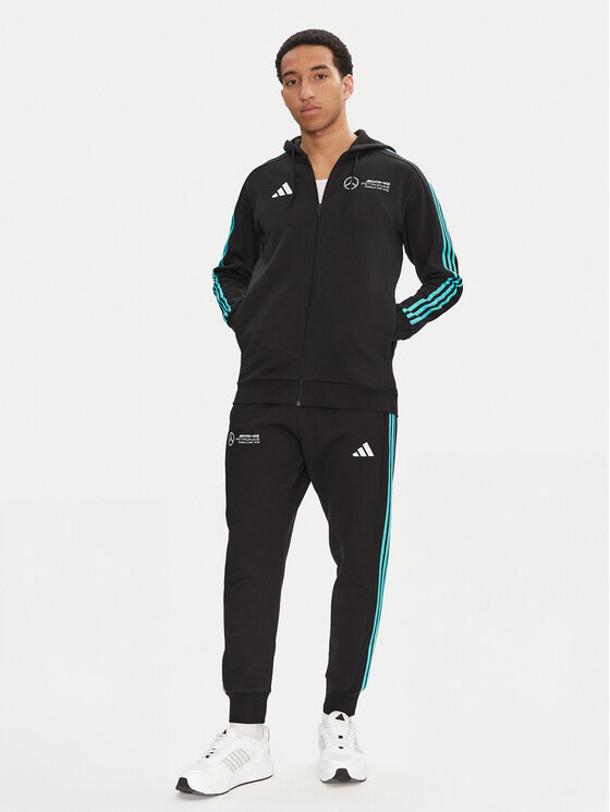 adidas adidas Pantaloni trening Mercedes - AMG Petronas Formula One Team DNA JV5379 Negru Regular Fit