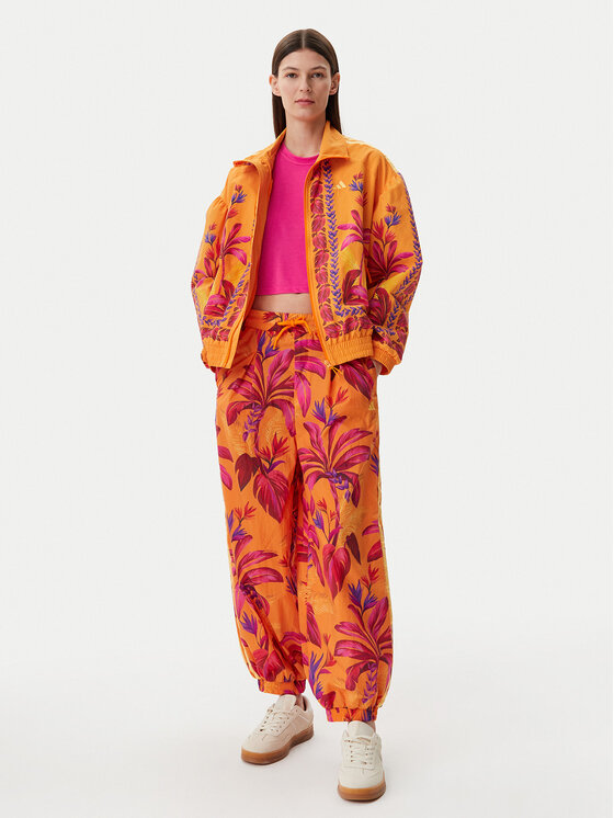 adidas adidas Demisezoninė striukė FARM Premium JD6305 Oranžinė Loose Fit