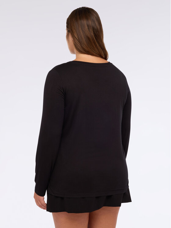 Fiorella Rubino Fiorella Rubino Bluzka G248L008560N033 Czarny Regular Fit