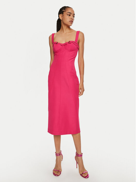 Versace Jeans Couture Rochie cocktail 77HAO935 Roz Slim Fit