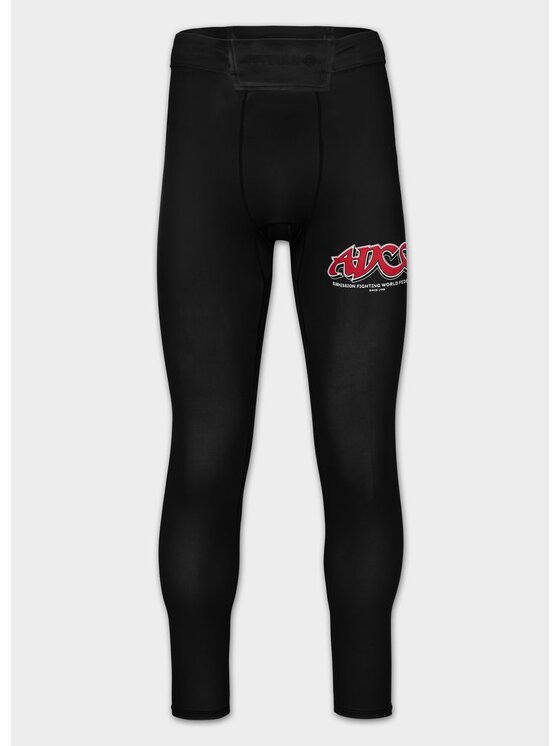 PITBULL PITBULL Legginsy ADCC Czarny Regular Fit