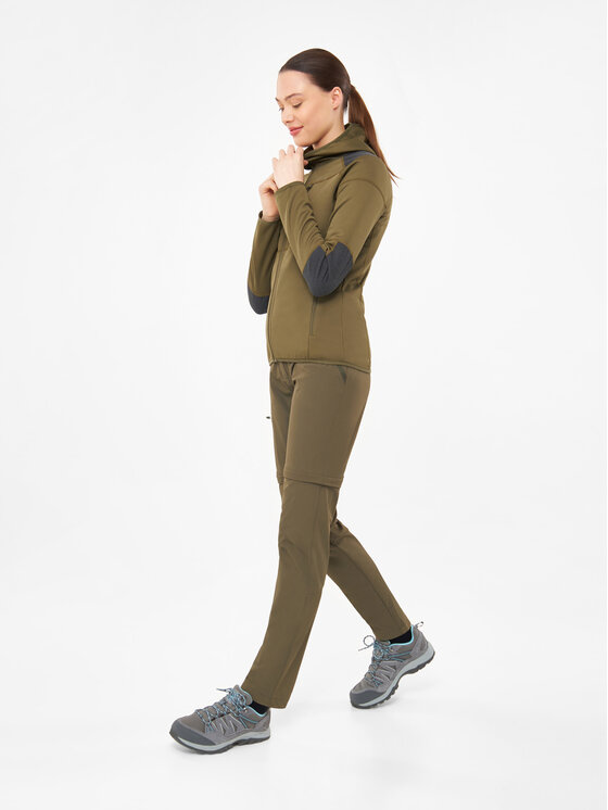 Viking Viking Bluza Yosemite Hoodie Lady Khaki Regular Fit