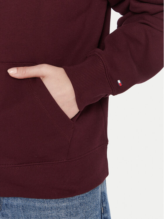 Tommy Hilfiger Tommy Hilfiger Jopa WW0WW46126 Bordo rdeča Regular Fit