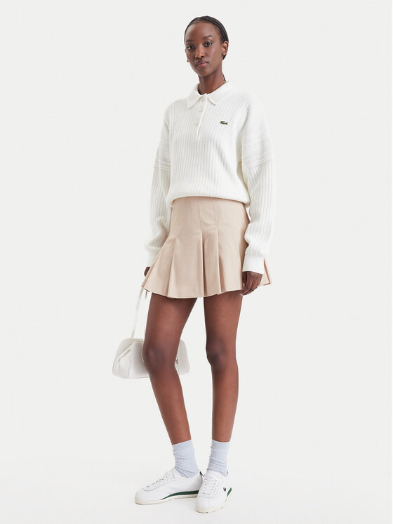 Lacoste Lacoste Светр AF8272 Кремовий Regular Fit