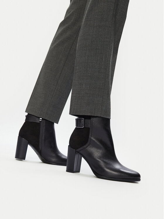 Clarks Clarks Ботильйони Freva 85 Buckle 26174749 Чорний