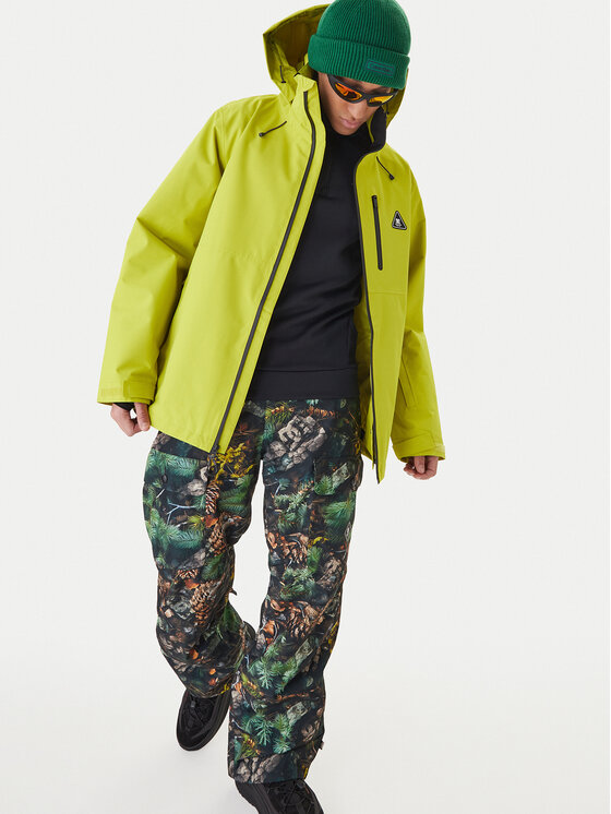 DC Shoes DC Shoes Geacă pentru snowboard Basis 30k ADYTJ03059 Verde Regular Fit