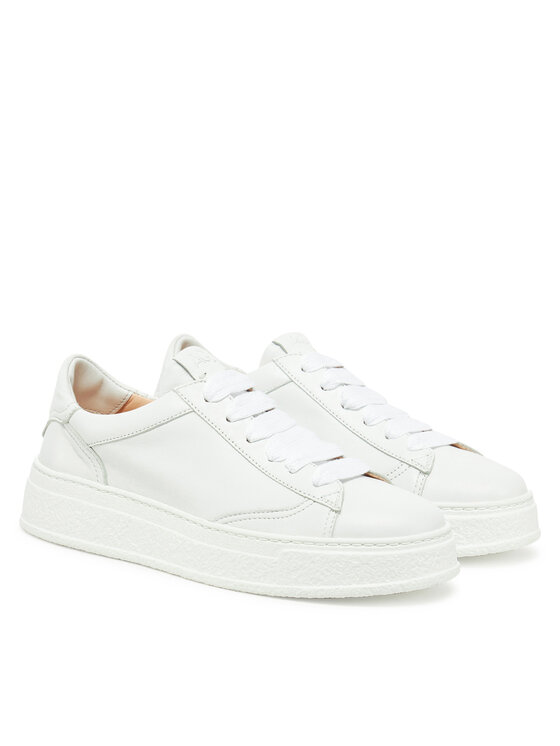 AGL AGL Sneakersy Giuly Lace Up D946001PGKA076A634 Biały