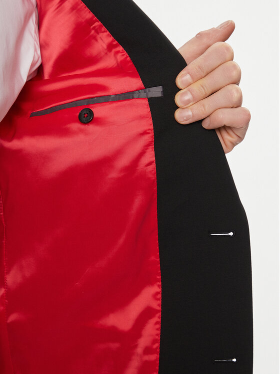 HUGO Hugo Odijelo Henry/Getlin232X 50500239 Crna Slim Fit