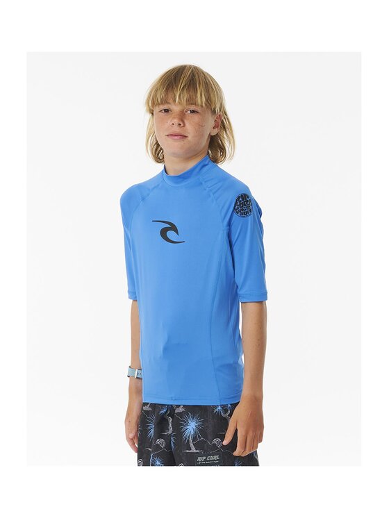 Rip Curl Rip Curl Koszulka do pływania Brand Wave Upf S/S-Boy Niebieski