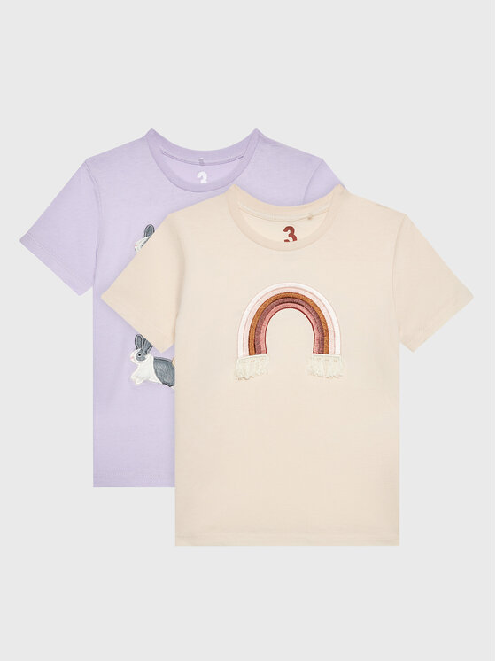 Set di 2 T-shirt 762505 Multicolore Regular Fit