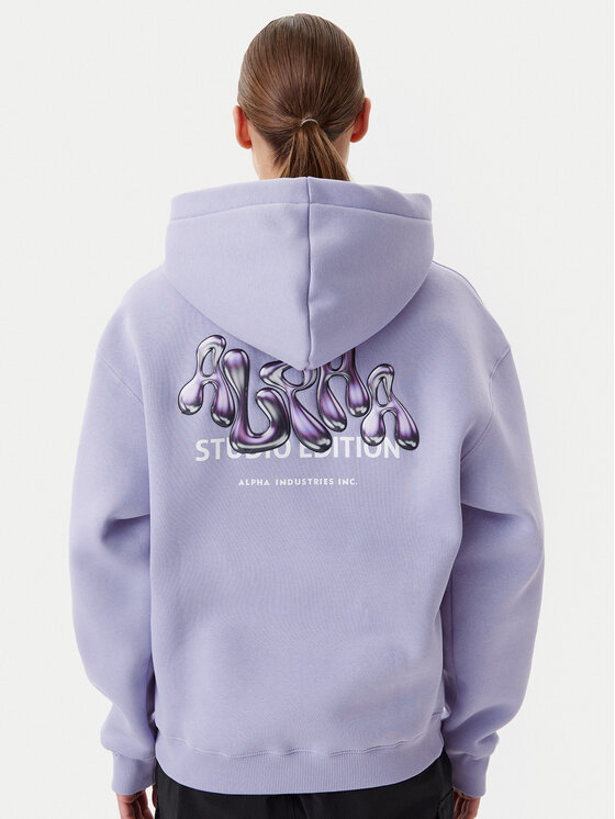 Alpha Industries Alpha Industries Суитшърт Studio Edition 156042 Виолетов Regular Fit