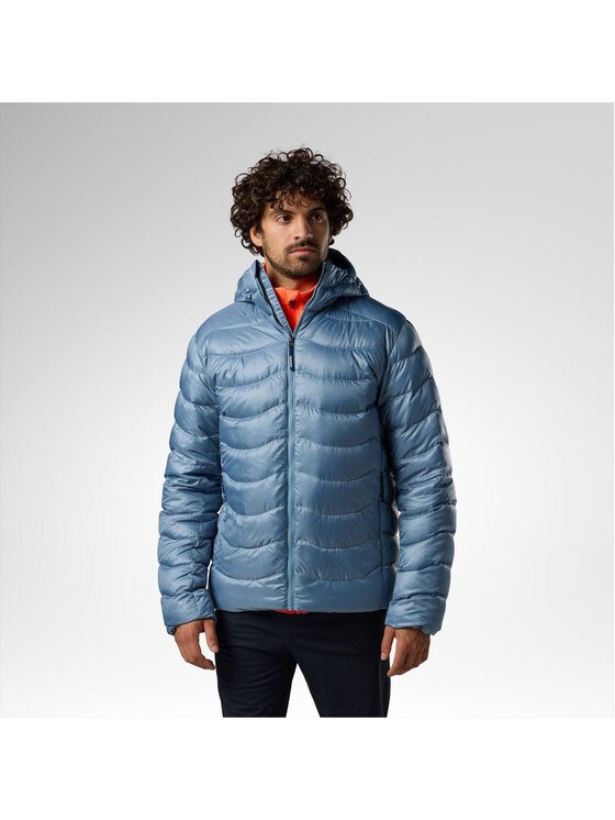 Rossignol Rossignol Kurtka puchowa M Verok Down Hoodie Jacket Niebieski Regular Fit