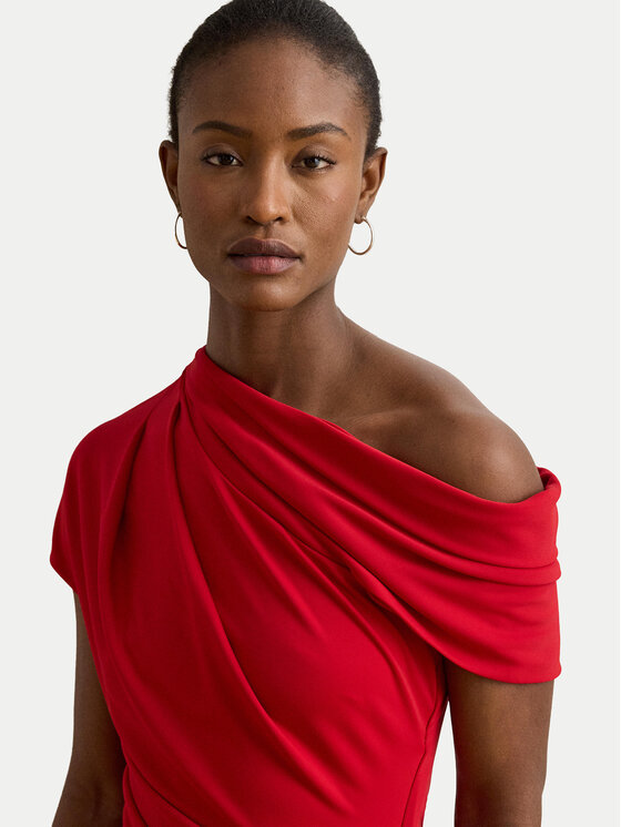 LAUREN RALPH LAUREN LAUREN RALPH LAUREN Koktejlové šaty 200980223001 Červená Slim Fit