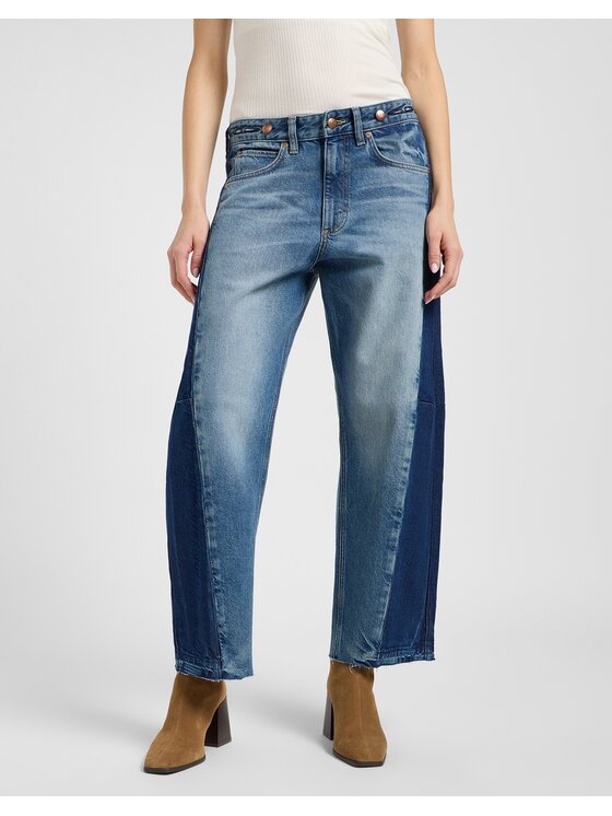 Lee Lee Jeansy Rider Blissful Blue Niebieski Bootcut Fit