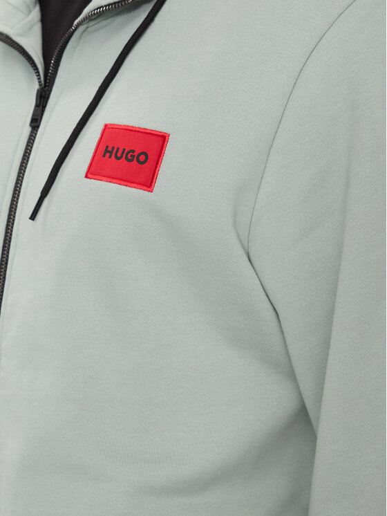 HUGO Hugo Džemperis Daple212 50447972 Žalia Regular Fit