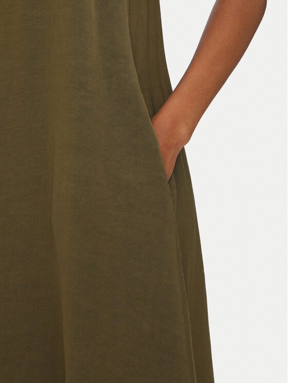 ViCOLO ViCOLO Vasarinė suknelė TD0758 Chaki Regular Fit