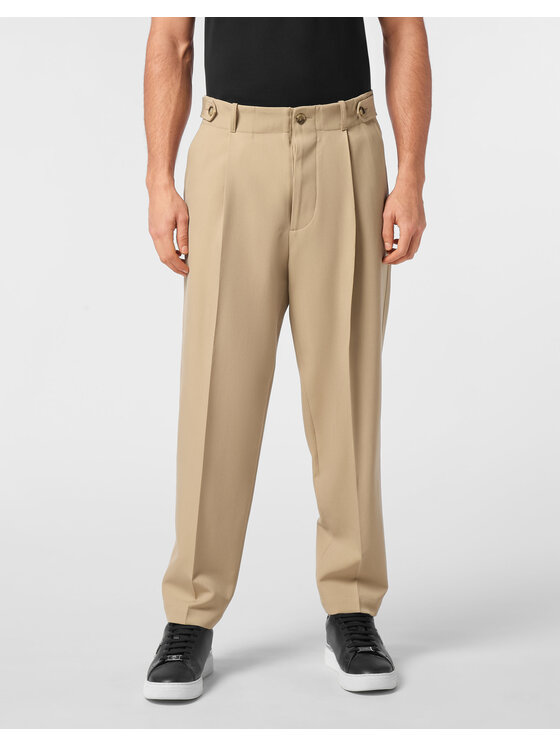 PHILIPP PLEIN PHILIPP PLEIN Chinosy 24569 Beżowy Chino Fit