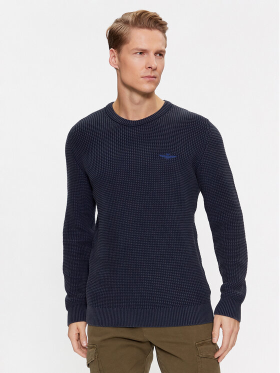 Aeronautica Militare Aeronautica Militare Sweater 232MA1482L512 Sötétkék Regular Fit