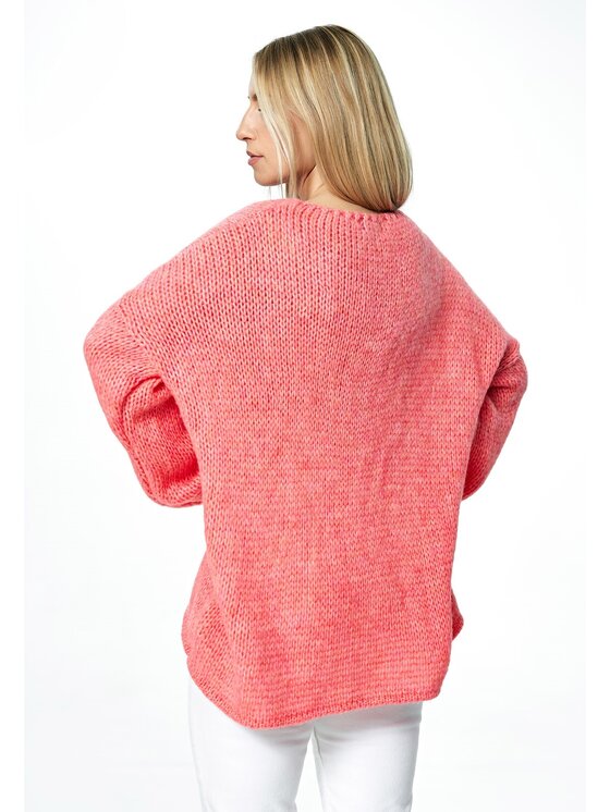 FIGL FIGLFIGL Maglione M899 Rosa Oversize