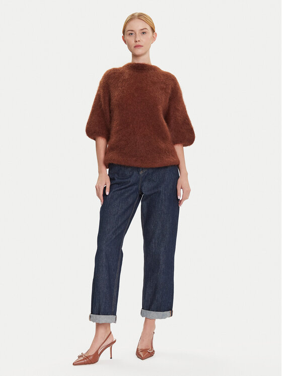 Dixie Dixie Pullover M277Y101A Braun Relaxed Fit